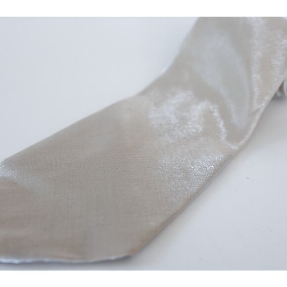 VTG 90s Le Monde Iridescent Necktie Business Corporate Wedding Classic Grandpa - Picture 5 of 13